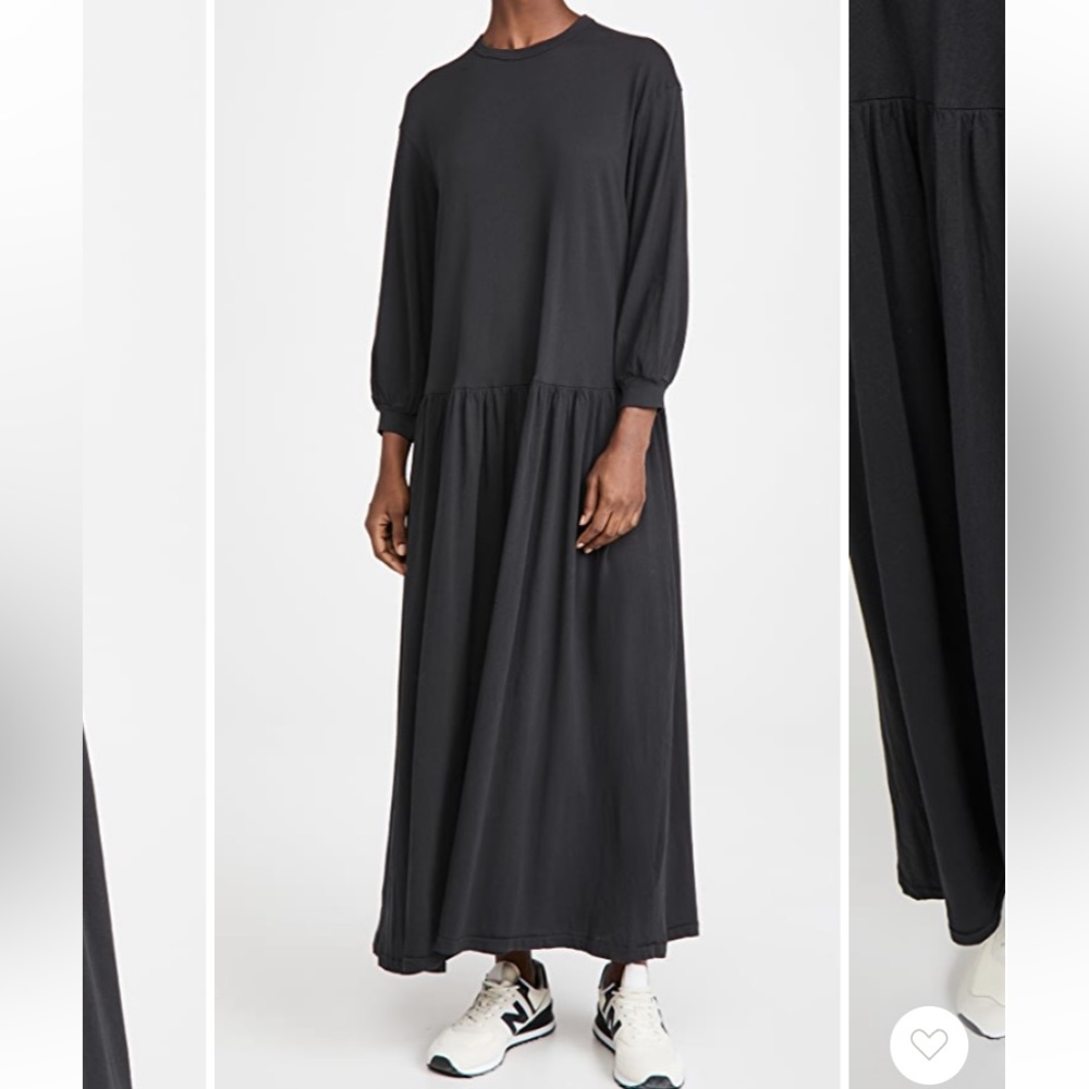 Long sleeve maxi soft cotton dress.